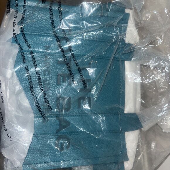 Marc Jacobs Small Leather Tote Bag  Harbor Blue - Picture 6 of 7